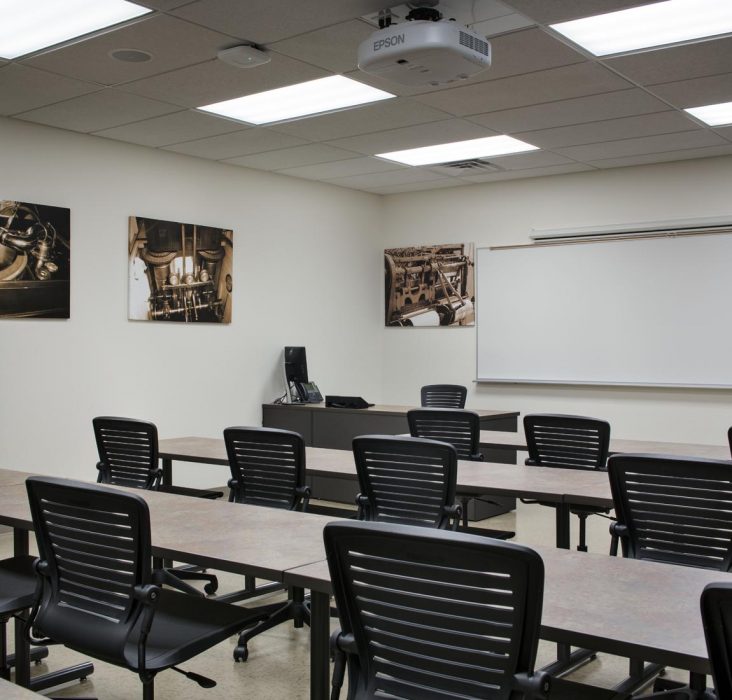 Interior renovation by PRAVA Construction to create a new training campus for Miracosta College in Carlsbad, California.