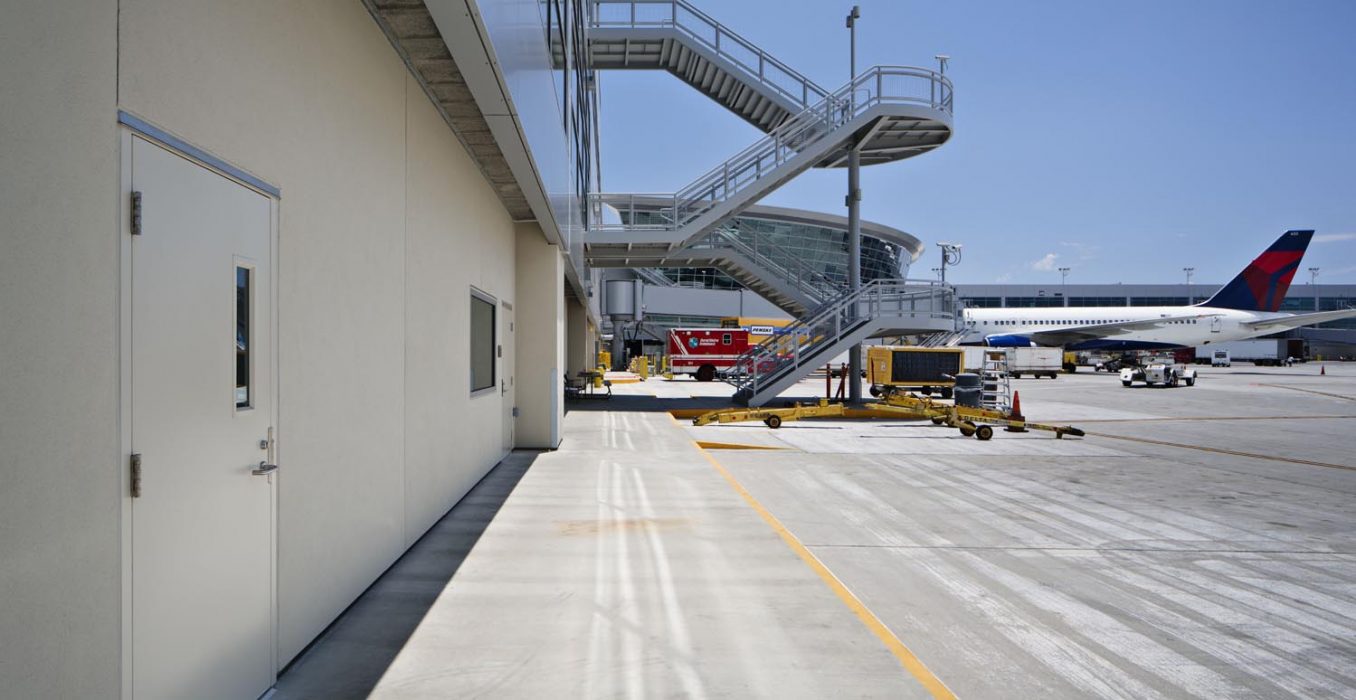 Completed construction of United and Delta Airlines Operations at San Diego Airport Terminal 2 expansion completed by PRAVA Construction.
